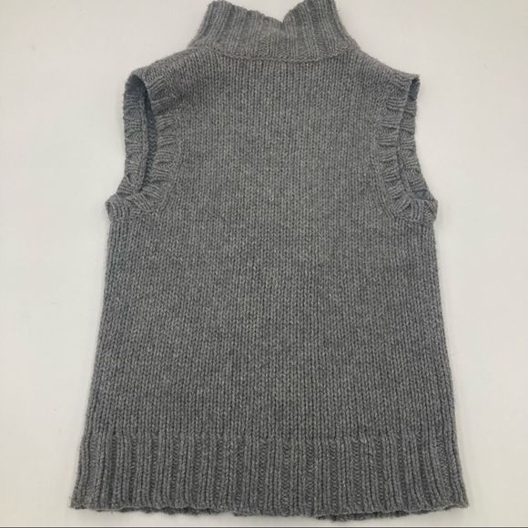 Theory grey button up vest - Picture 4 of 7